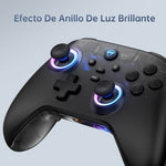 Gamepad Controles Gamer Inalámbrico Machenike G3 V2 Con Carga Base 1000Hz De Retorno Joystick Hall Disparadores Hall Vibración Ajustable 1000Hz De Retorno(Con cable + Receptor USB 2.4Ghz + Bluetooth) color negro