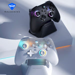Gamepad Controles Gamer Inalámbrico Machenike G3 V2 Con Carga Base 1000Hz De Retorno Joystick Hall Disparadores Hall Vibración Ajustable 1000Hz De Retorno(Con cable + Receptor USB 2.4Ghz + Bluetooth) color negro