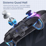 Gamepad Controles Gamer Inalámbrico Machenike G3 V2 Con Carga Base 1000Hz De Retorno Joystick Hall Disparadores Hall Vibración Ajustable 1000Hz De Retorno(Con cable + Receptor USB 2.4Ghz + Bluetooth) color negro