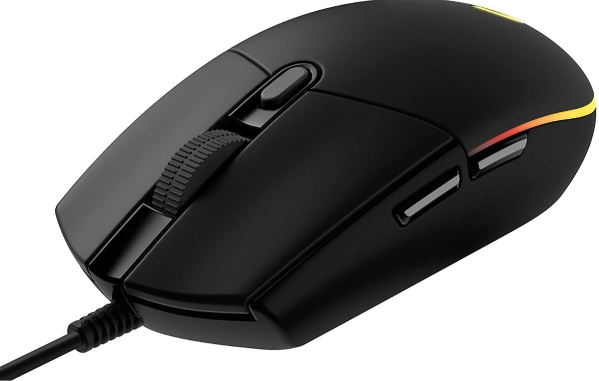 Mouse Gaming Logitech G203, color negro