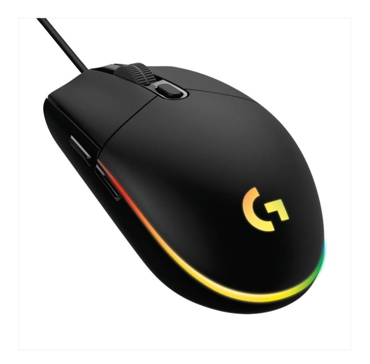 Mouse Gaming Logitech G203, color negro