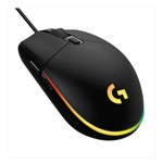Mouse Gaming Logitech G203, color negro
