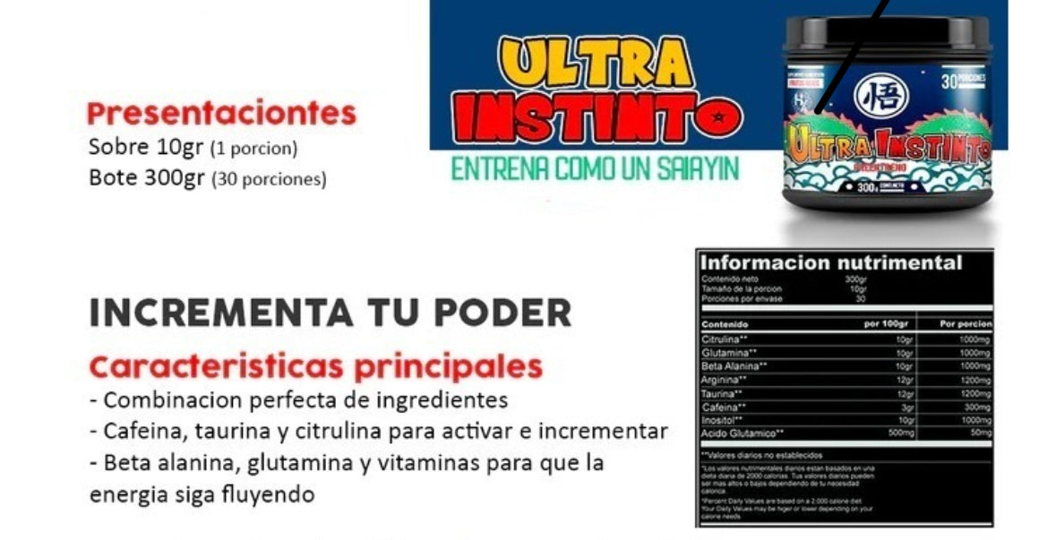 Pre Entreno Holix Lab Ultrainstinto 300 Gr Frutos Rojos