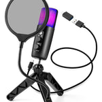 Microfono Condensador Rgb Cardioide Reducción De Ruido