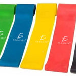 Kit De 5 Bandas Ligas De Resistencia Piernas Ejercicio Yoga Ele-Gate