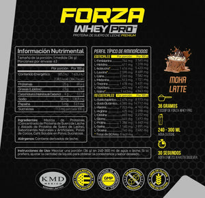 Forzagen Proteína Forzawhey-pro 5lb | 100% Whey Protein Sabor Mocca Latte