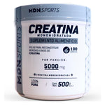 Creatina Monohidratada 100% Pura 500g MDN Sports 100 servicios Sin rellenos, Sin Sabor.