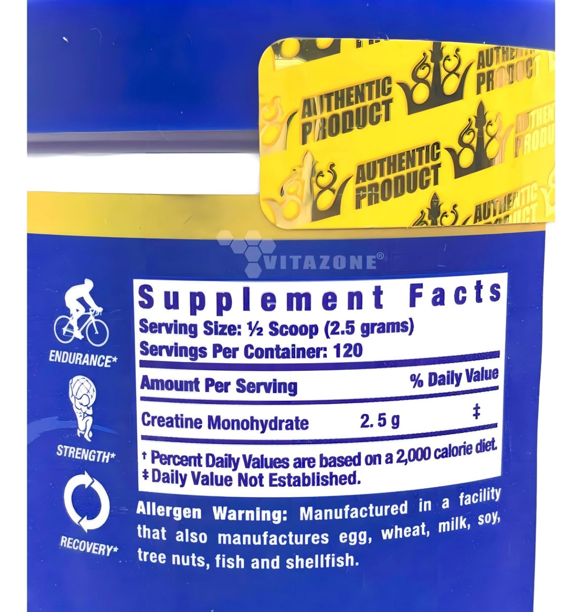 Ronnie Coleman Creatina XS Unflavoured Powder 120 Servicios