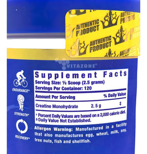 Ronnie Coleman Creatina XS Unflavoured Powder 120 Servicios