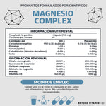 Beyond Vitamins | Magnesio Complex | Citrato de Magnesio polvo, Glicinato de Magnesio, Gluconato de Magnesio y Óxido de Magnesio | Vitaminas Mujer / Hombre - Magnesium - 60 cápsulas
