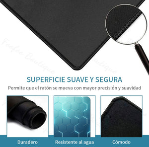 Mouse Pad Gamer Profesional Alfombrilla De Ratón 80x30 Cm Azul Acero