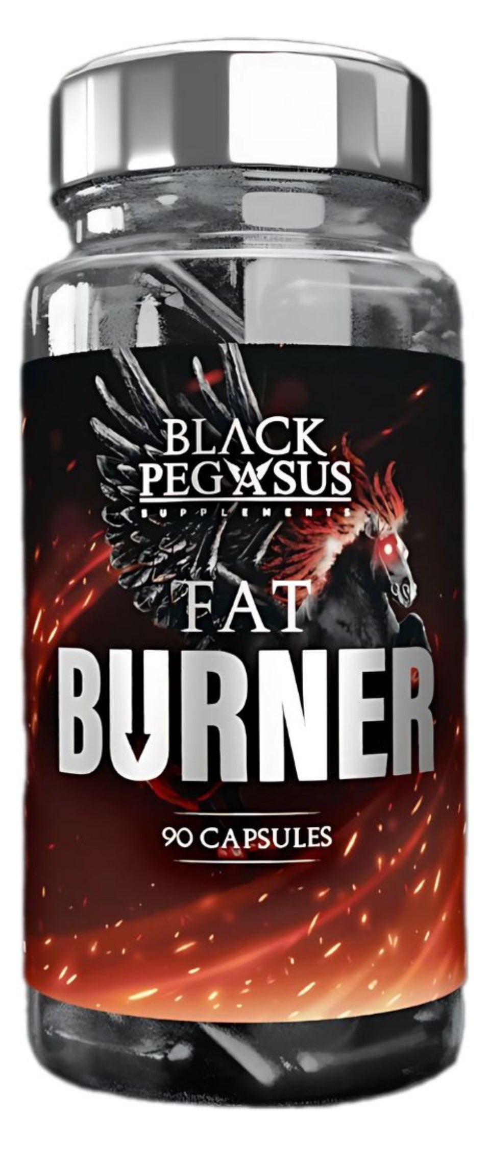 Suplemento Quemador De Grasa Corporal Black Pegasus Fat Burner 90 Cápsulas