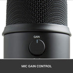 Micrófono Blue Yeti Condensador Omnidireccional color blackout