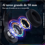 Auriculares profesionales para jugadores Onikuma X31 Rgb negros