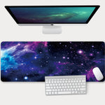 Mouse Pad Alfombrilla Ratón 80x30cm Profesional Color Mundo Galaxia Universo