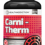 HEALTHADDICTION - Carnitherm – Suplemento Alimenticio Termogénico con L-Carnitina, Té Verde y Cromo – Optimizar el Rendimiento Deportivo y Apoyo Metabólico – 60 Cápsulas
