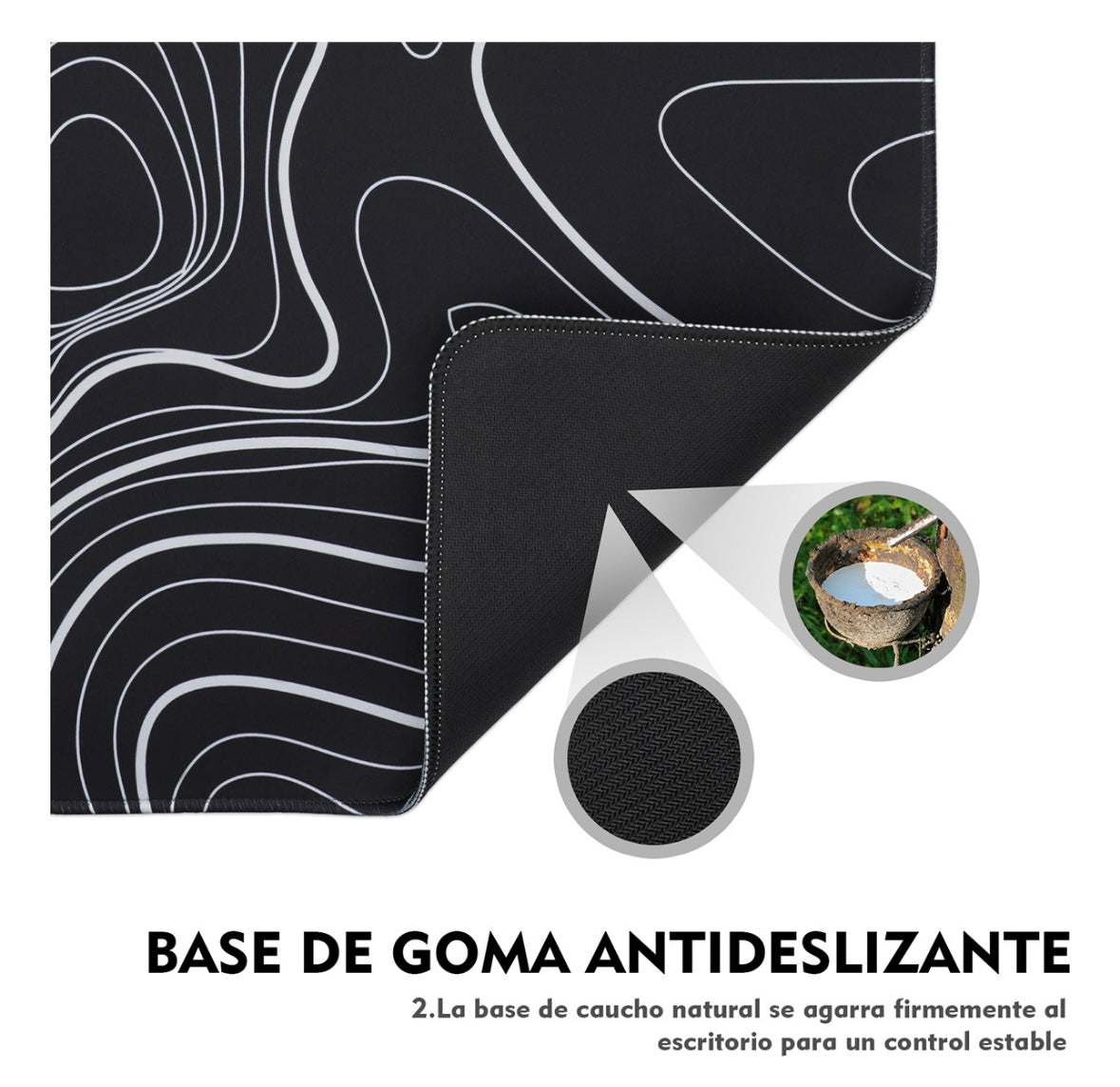 Alfombrilla Para Mouse Con Base De Goma Antideslizante 80*30
