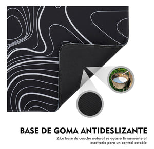 Alfombrilla Para Mouse Con Base De Goma Antideslizante 80*30