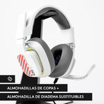 Audífonos Logitech Astro A10 Con Micrófono Color Blanco