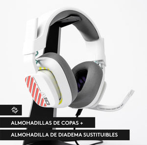 Audífonos Logitech Astro A10 Con Micrófono Color Blanco