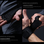 Guantes Para Gym Unisex Deportivos Gimnasio Antideslizantes, color negro