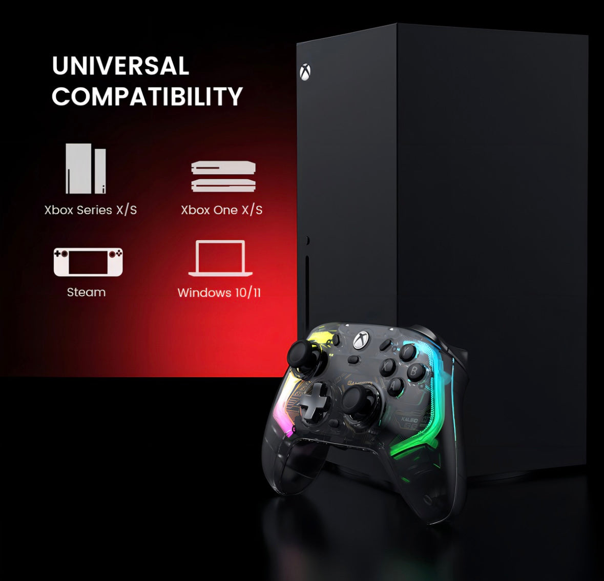 GameSir Kaleid Mando con cable y efecto Hall Compatible con Xbox X|S