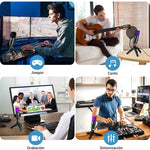 Microfono Condensador Rgb Cardioide Reducción De Ruido