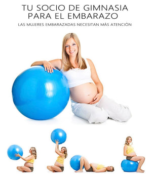Pelota Fitness De Yoga Acondicionamiento 65 Cm Con Bomba Pelota de Ejercicio para Fitness, Ejercicio en Casa, Yoga, Pilates, etc. Adecuada para Hombres y Mujeres Color Azul Yuhuangcheng