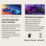 Monitor Gamer LG con pantalla de 24" 180Hz y resolución Full HD