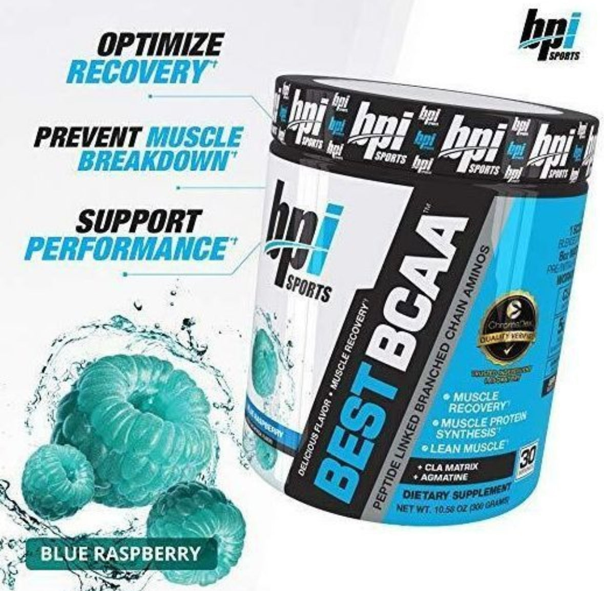 Aminoacido Best Bcaa 30 Servicios Bpi Los Sabores Sabor Mora Azul
