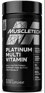 Suplemento En Tabletas Muscletech Multivitamin Platinum Aminoácidos/minerales/proteínas/vitaminas