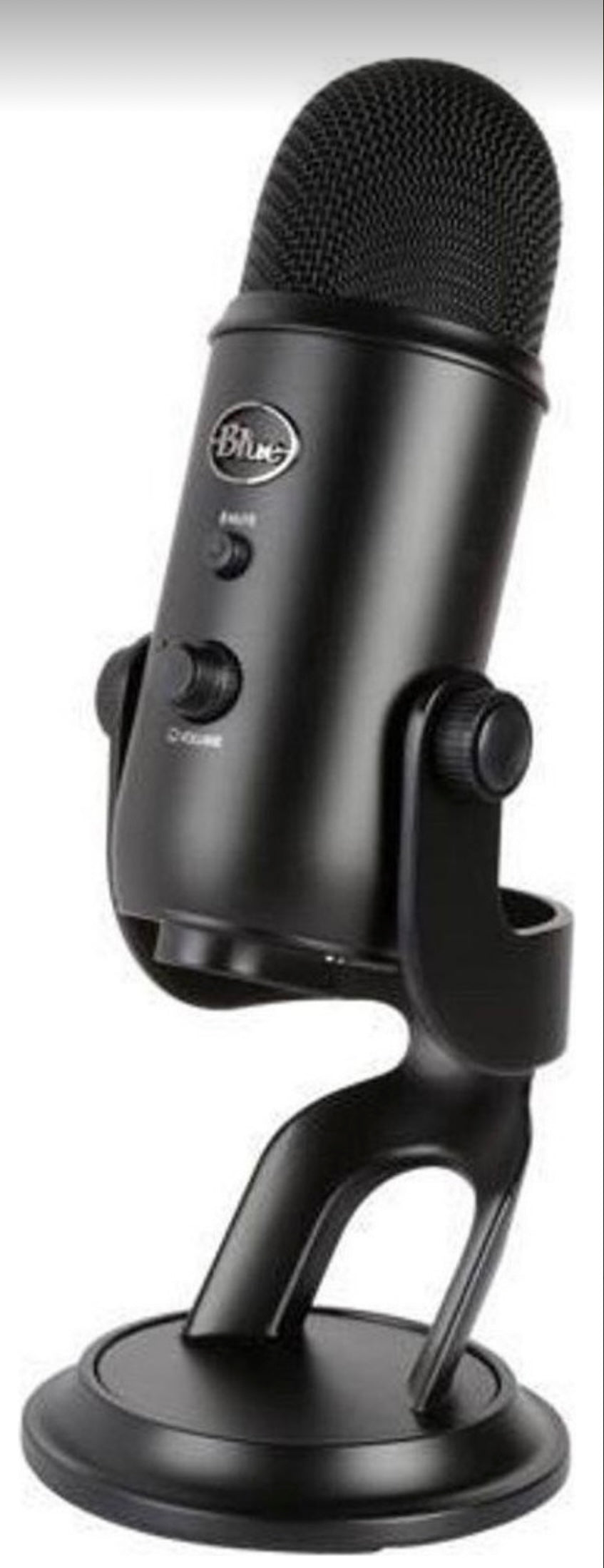 Micrófono Blue Yeti Condensador Omnidireccional color blackout