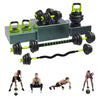 Set gym mancuernas 20kg color verde neón Black Mamut, ¡ENTRENA EN CASA SIN GYM!