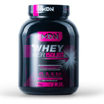 Proteína Aislada WheyNer Isolate 1.36kg Sabor Fresa, 27g de proteina, MDN Sports, 45 porciones, SIN CARBOHIDRATOS y grasa.