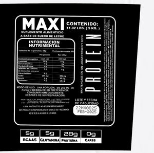 Maxi Proteína Whey Hidrolizada Isolate 5 Kg Varios Sabor Chocolate