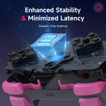 Easysmx X05 Control Bluetooth Inalambrico Gamepad Para Nintendo Switch Pc Android iPhone Móvil,hall Joystick Y Hall Trigger,mando Con 5 Niveles De Vibración Ajustable, Función Turbo