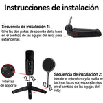 Microfono Condensador Rgb Cardioide Reducción De Ruido