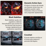 Monitor Gamer LG con pantalla de 24" 180Hz y resolución Full HD