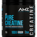 Creatina Monohidratada Pura Amz 500g 100 Servicios Creatina