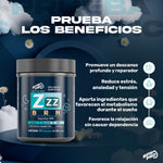 ZZZ BRN BPN PRO – Quemador de Grasa Nocturno con CLA, Carnitina, GABA, Magnesio y Manzanilla – Apoya la Relajación y Sueño Reparador 90 Cápsulas