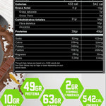 Massiv Proteina Whey 3.5 Kg Holix Lab 28 Serv Sabor Chocobanana