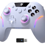 Easysmx X20 Mando PC Inalambrico con Hall Joystick Hall Trigger Botone Mecánico 1000mAh Batería Bluetooth Control Para PC Switch Móvil Joystick Con Giroscopio RGB Para Wuchang: Fallen Feathers