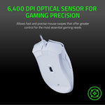 Mouse Gamer Alámbrico Razer Deathadder Essential Ergonómico Color Blanco
