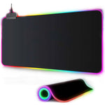 Alfombrilla De Ratón Rgb Gamer, Base De Goma Antideslizante