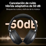 Qcy H3 Pro Anc Auriculares Bt 5.4 Conexión Dual 50db Hi-res Color Negro