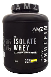 Amz Proteina Isolate Whey 5lbs / 2.640kg / 70 Porciones Sabor Vainilla