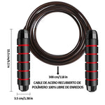 Soga Para Saltar Ajustable Oem Velocidad Con Rodamientos Ajustable Color Rojo