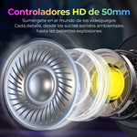 Auriculares Havit H2042d negros para PS4 PS5 Xbox PC 3,5 mm/USB color negro luz RGB