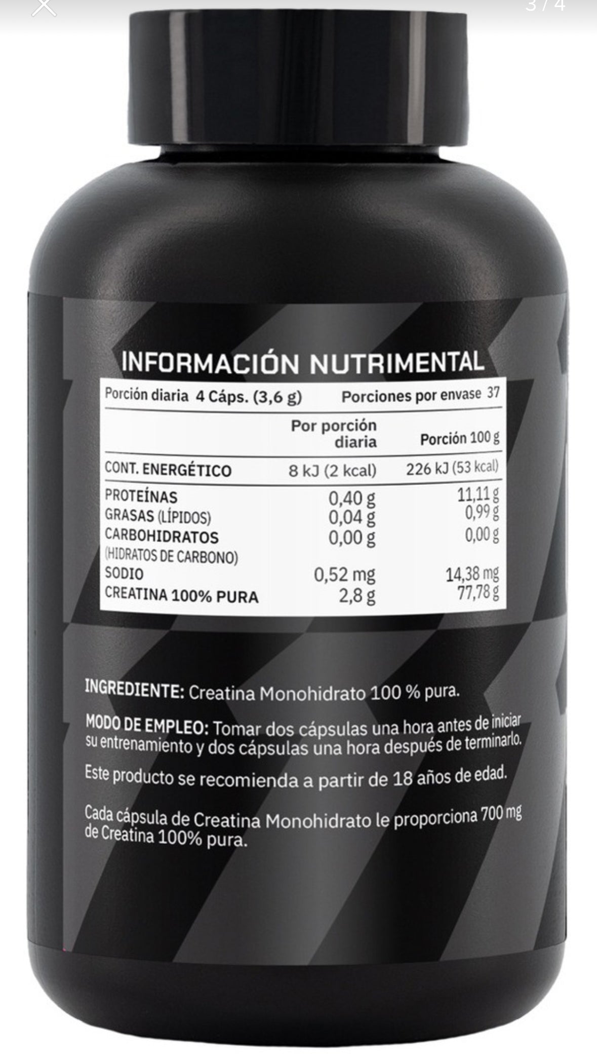 Creatina Monohidrato 150 Capsulas Prowinner