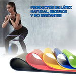 Kit De 5 Bandas Ligas De Resistencia Piernas Ejercicio Yoga Ele-Gate